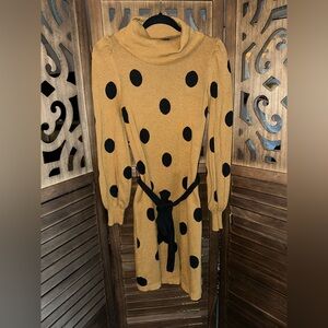 Who What Wear Mustard Knit Sweater- Size M